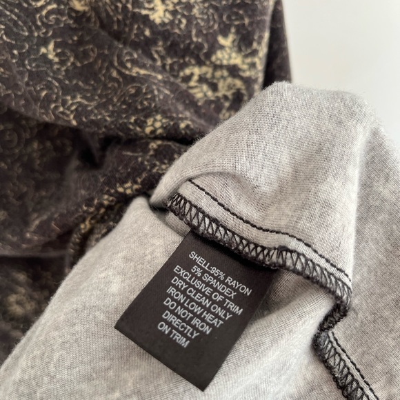 Peruvian connection black floral maxi skirt - Picture 3 of 4